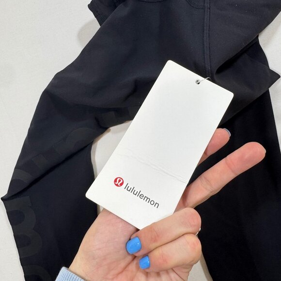 NWT Lululemon Align High-Rise Legging 25 Black Graphic 8 Athleisure Gym Workout - Picture 9 of 10